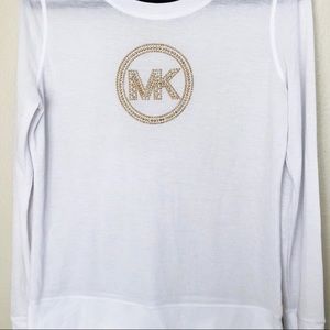 Michael Kors long sleeved studded shirt